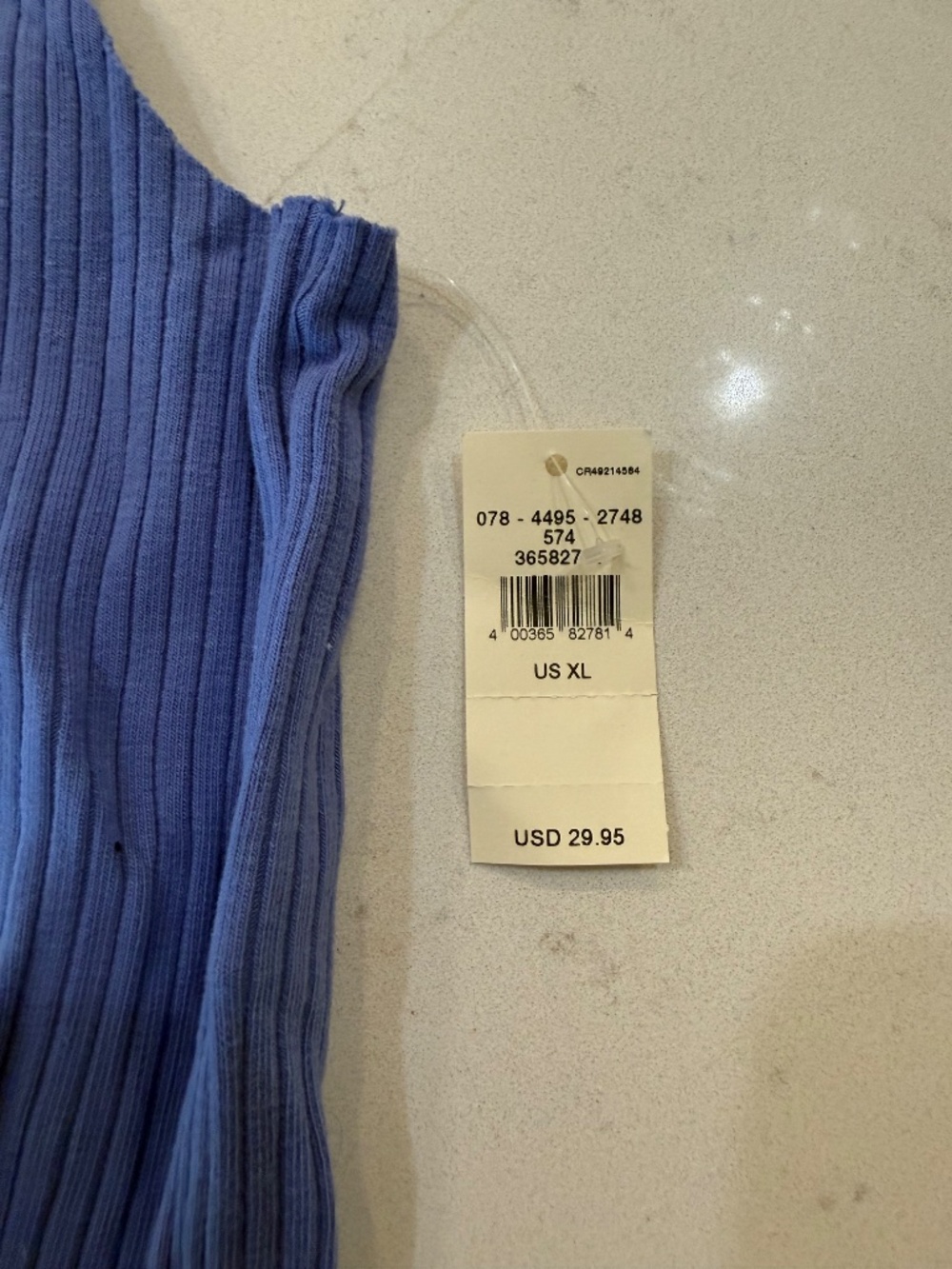 women's Ribbed Tank - Picture 2 of 3